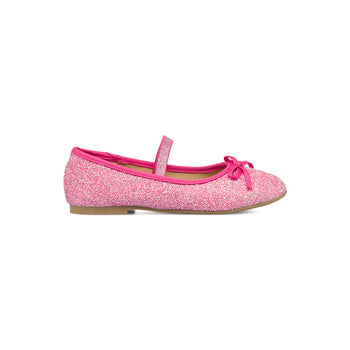 Ballerine fucsia glitterate da ragazza 10 Baci, Ballerine da Bambina, SKU k233000073, Immagine 0